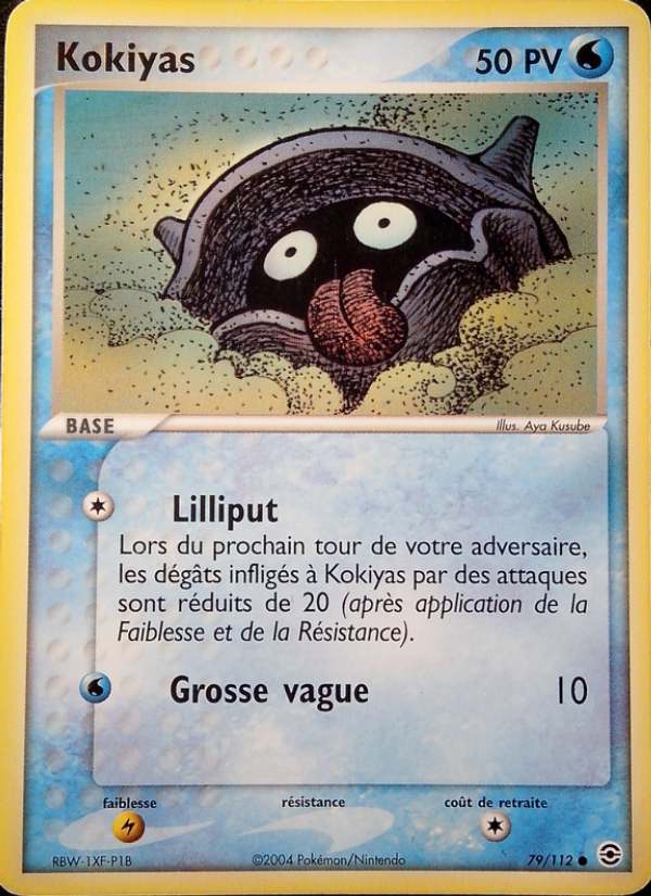 Kokiyas 79 — EX FireRed & LeafGreen (French Pokémon TCG card)
