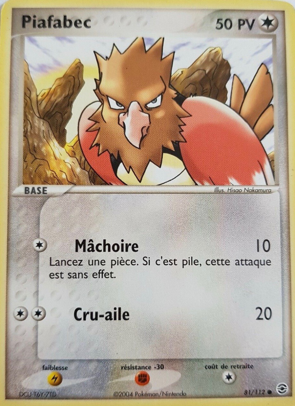 Piafabec 81 — EX FireRed & LeafGreen (French Pokémon TCG card)