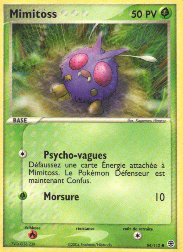 Mimitoss 84 — EX FireRed & LeafGreen (French Pokémon TCG card)