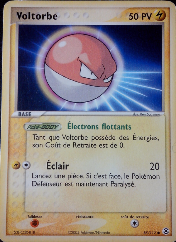 Voltorbe 85 — EX FireRed & LeafGreen (French Pokémon TCG card)