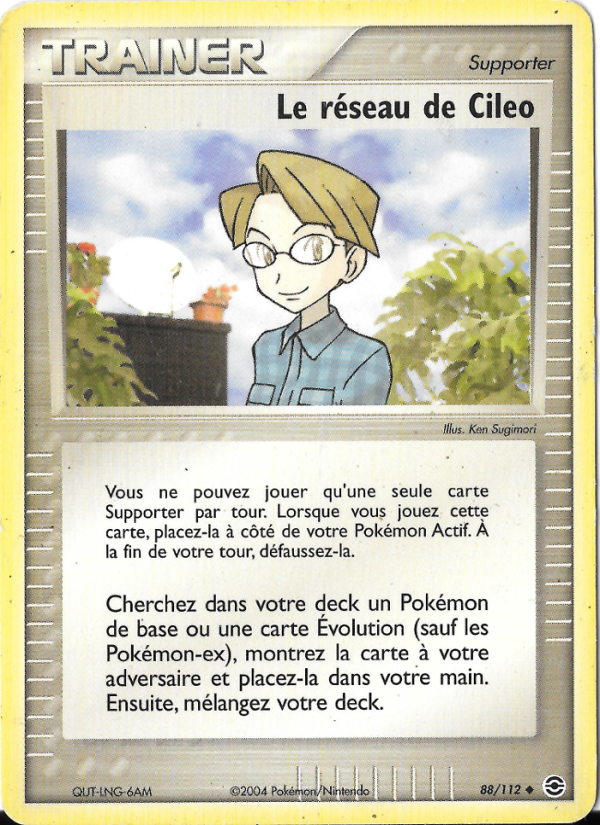 Le réseau de Cileo 88 — EX FireRed & LeafGreen (French Pokémon TCG card)