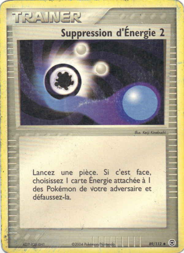 Suppression d'Énergie 2 89 — EX FireRed & LeafGreen (French Pokémon TCG card)