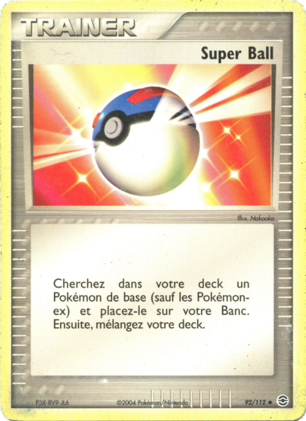 Super Ball 92 — EX FireRed & LeafGreen (French Pokémon TCG card)
