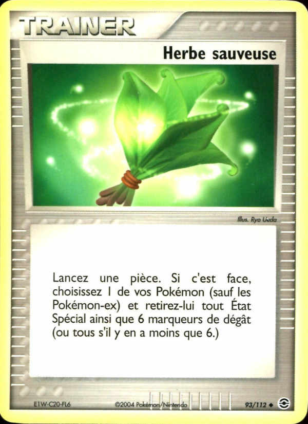Herbe sauveuse 93 — EX FireRed & LeafGreen (French Pokémon TCG card)