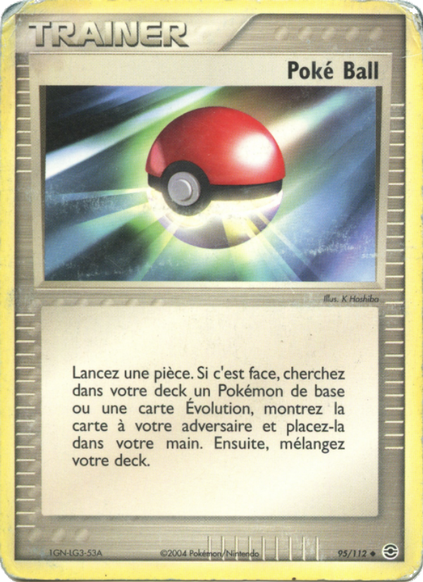 Poké Ball 95 — EX FireRed & LeafGreen (French Pokémon TCG card)