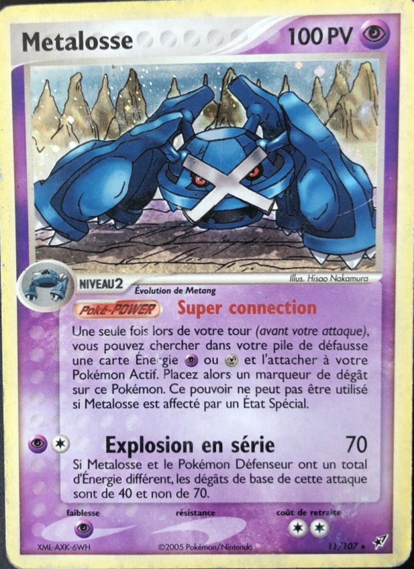 Metalosse 11 — EX Deoxys (French Pokémon TCG card)