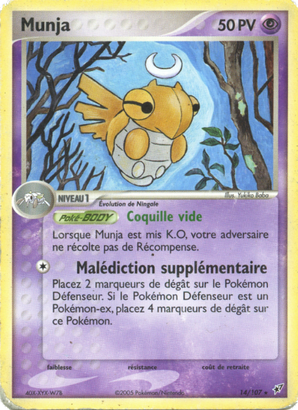 Munja 14 — EX Deoxys (French Pokémon TCG card)
