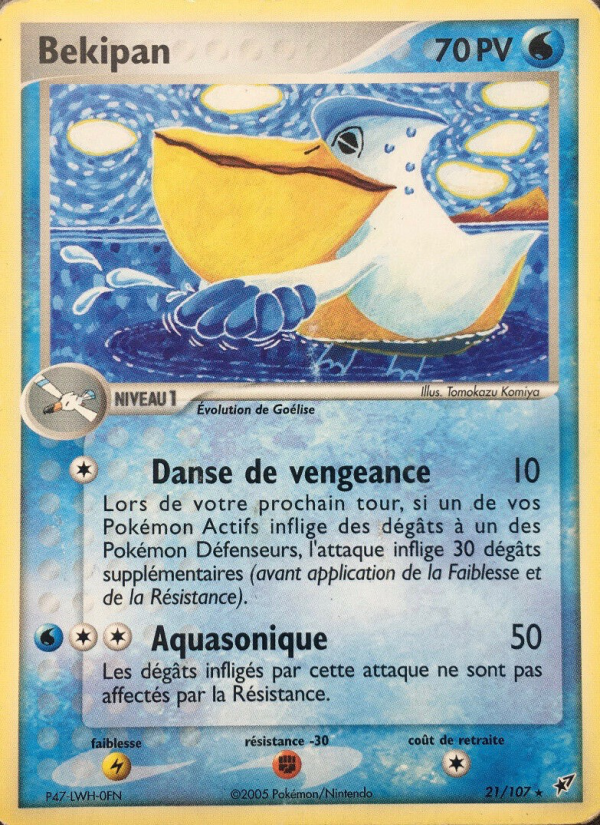 Bekipan 21 — EX Deoxys (French Pokémon TCG card)