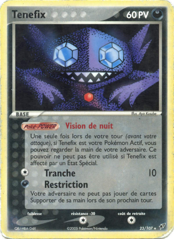 Tenefix 23 — EX Deoxys (French Pokémon TCG card)