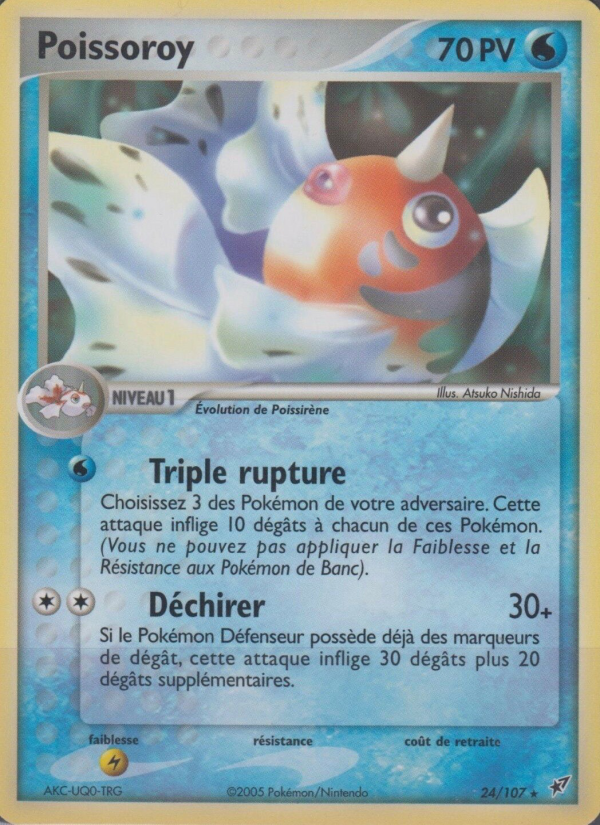 Poissoroy 24 — EX Deoxys (French Pokémon TCG card)