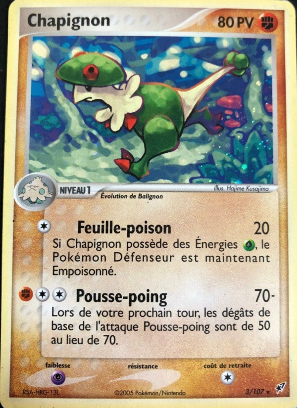 Chapignon 3 — EX Deoxys (French Pokémon TCG card)