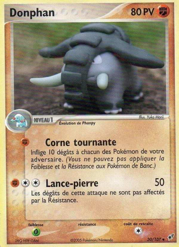 Donphan 30 — EX Deoxys (French Pokémon TCG card)