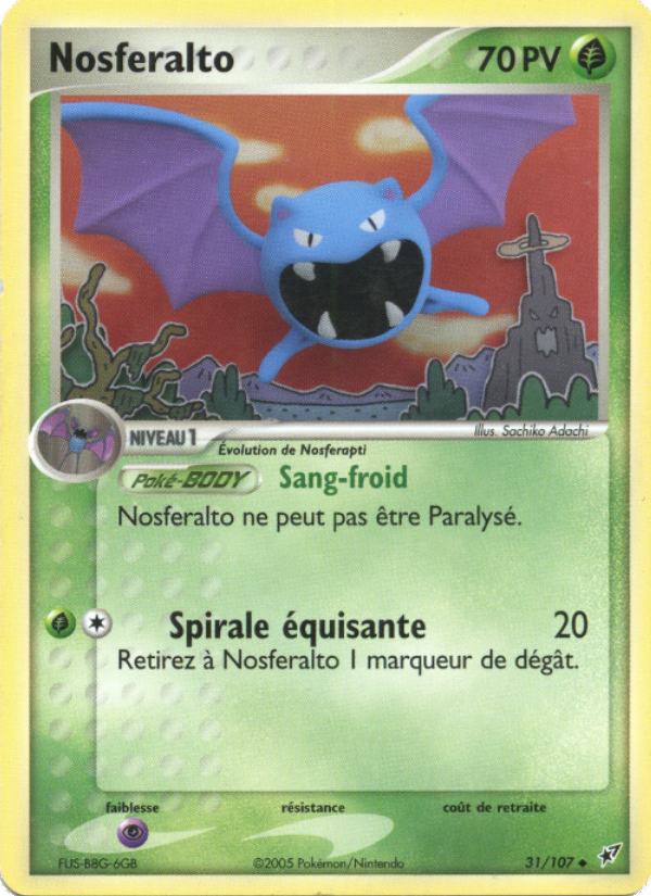 Nosferalto 31 — EX Deoxys (French Pokémon TCG card)