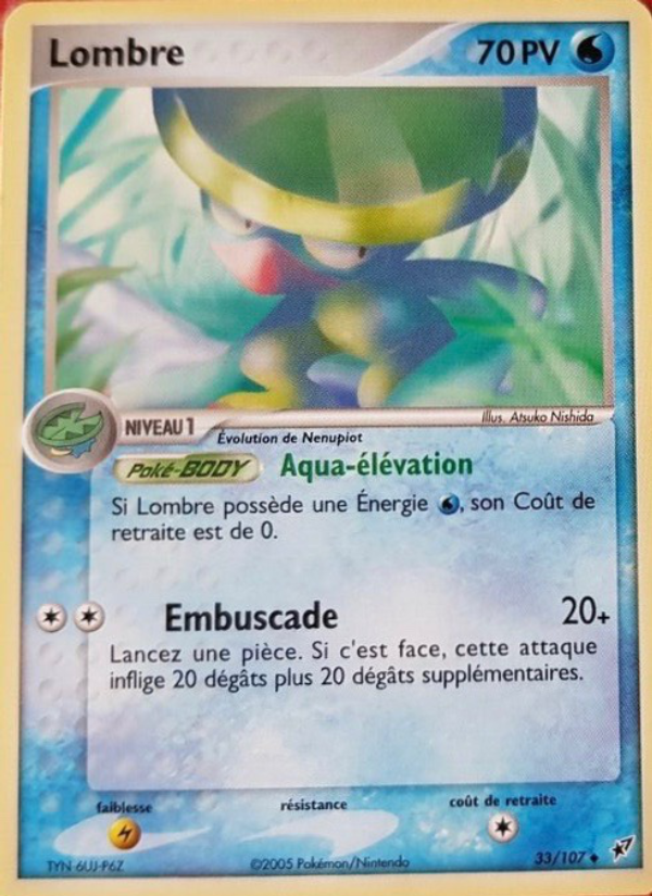 Lombre 33 — EX Deoxys (French Pokémon TCG card)