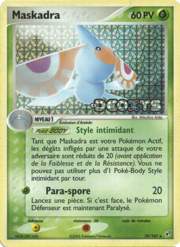 Maskadra 39 — EX Deoxys (French Pokémon TCG card)