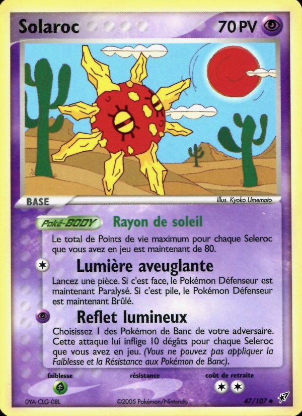 Solaroc 47 — EX Deoxys (French Pokémon TCG card)