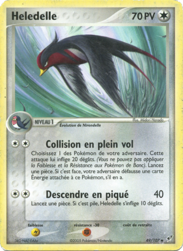 Heledelle 49 — EX Deoxys (French Pokémon TCG card)