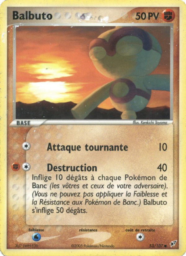 Balbuto 53 — EX Deoxys (French Pokémon TCG card)
