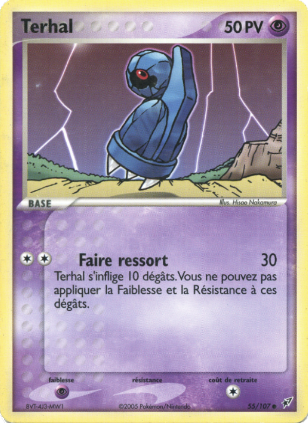 Terhal 55 — EX Deoxys (French Pokémon TCG card)
