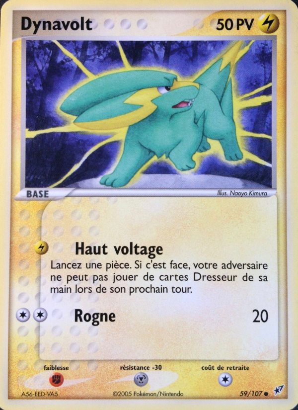 Dynavolt 59 — EX Deoxys (French Pokémon TCG card)