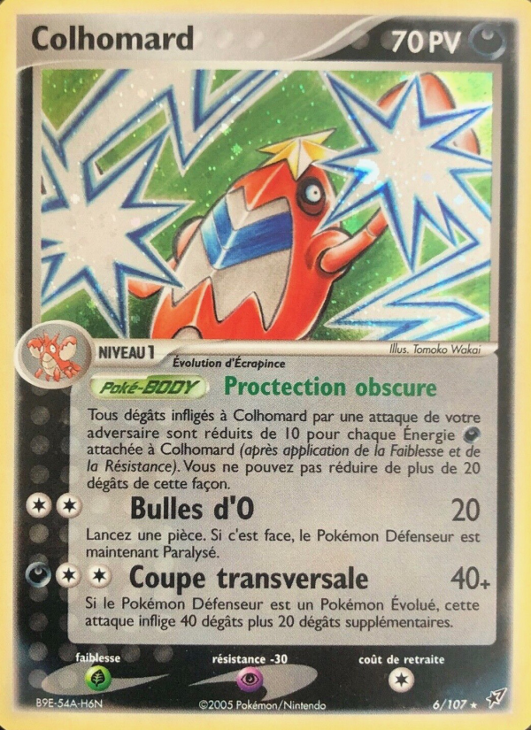 Colhomard 6 — EX Deoxys (French Pokémon TCG card)