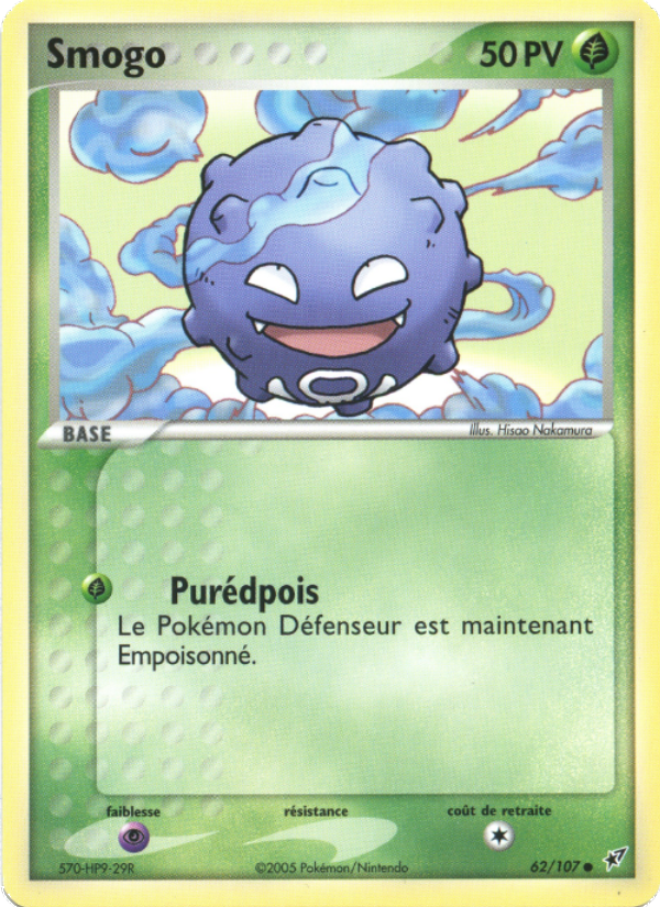 Smogo 62 — EX Deoxys (French Pokémon TCG card)