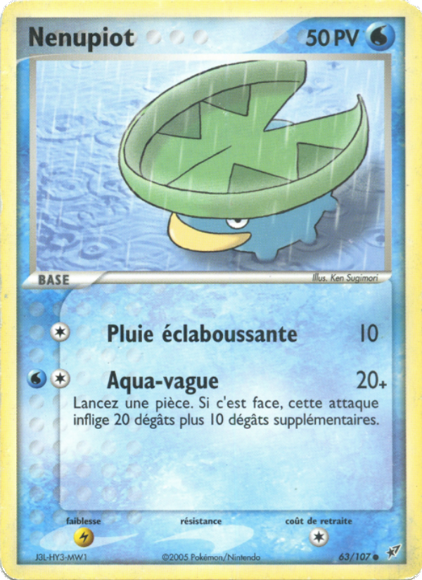 Nenupiot 63 — EX Deoxys (French Pokémon TCG card)