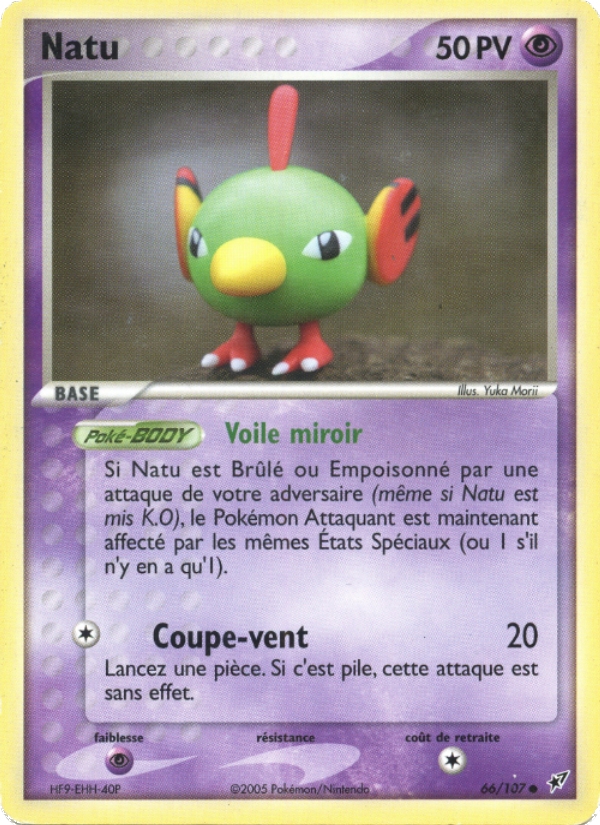 Natu 66 — EX Deoxys (French Pokémon TCG card)