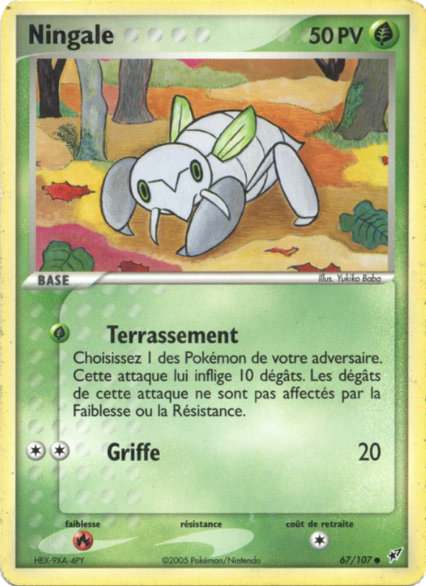 Ningale 67 — EX Deoxys (French Pokémon TCG card)
