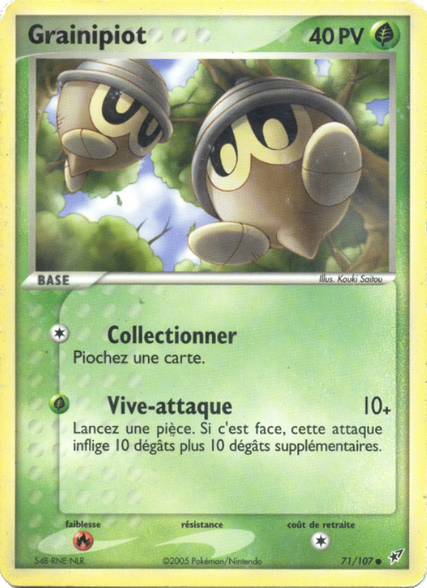 Grainipiot 71 — EX Deoxys (French Pokémon TCG card)