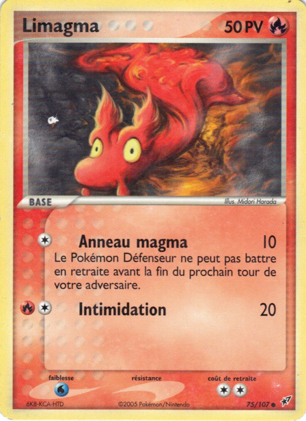 Limagma 75 — EX Deoxys (French Pokémon TCG card)