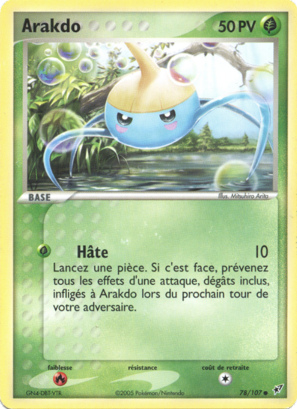 Arakdo 78 — EX Deoxys (French Pokémon TCG card)