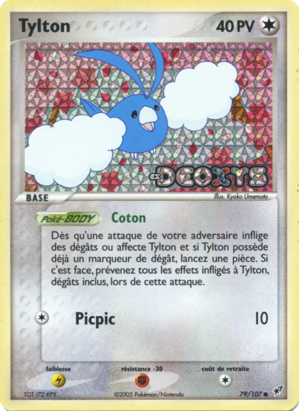 Tylton 79 — EX Deoxys (French Pokémon TCG card)