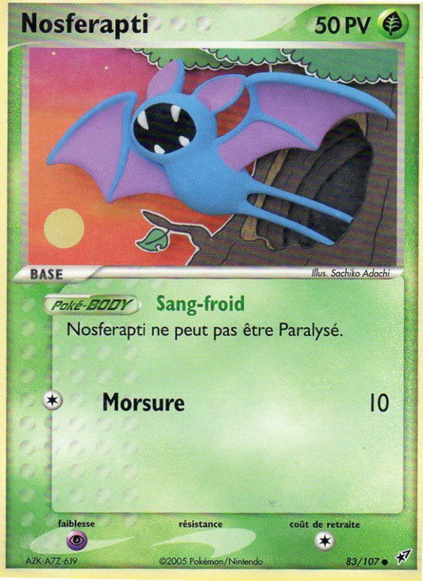 Nosferapti 83 — EX Deoxys (French Pokémon TCG card)