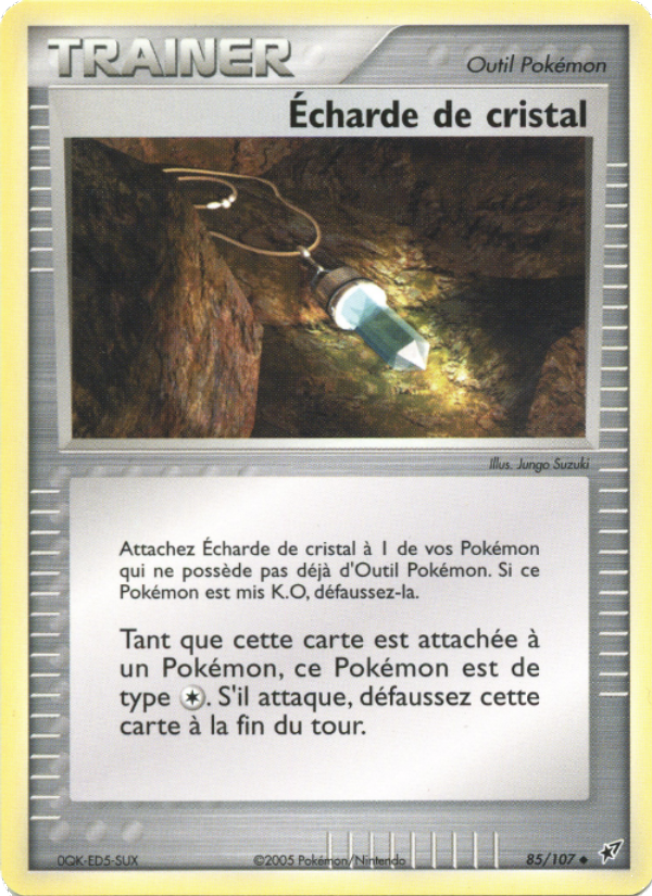 Écharde de cristal 85 — EX Deoxys (French Pokémon TCG card)
