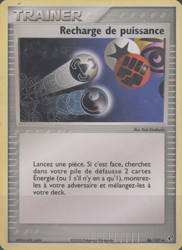 Recharge de puissance 86 — EX Deoxys (French Pokémon TCG card)