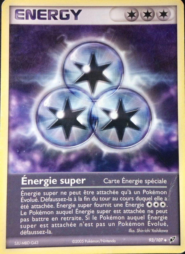 Énergie super 93 — EX Deoxys (French Pokémon TCG card)
