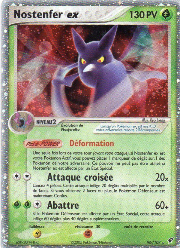 Nostenfer ex 96 — EX Deoxys (French Pokémon TCG card)