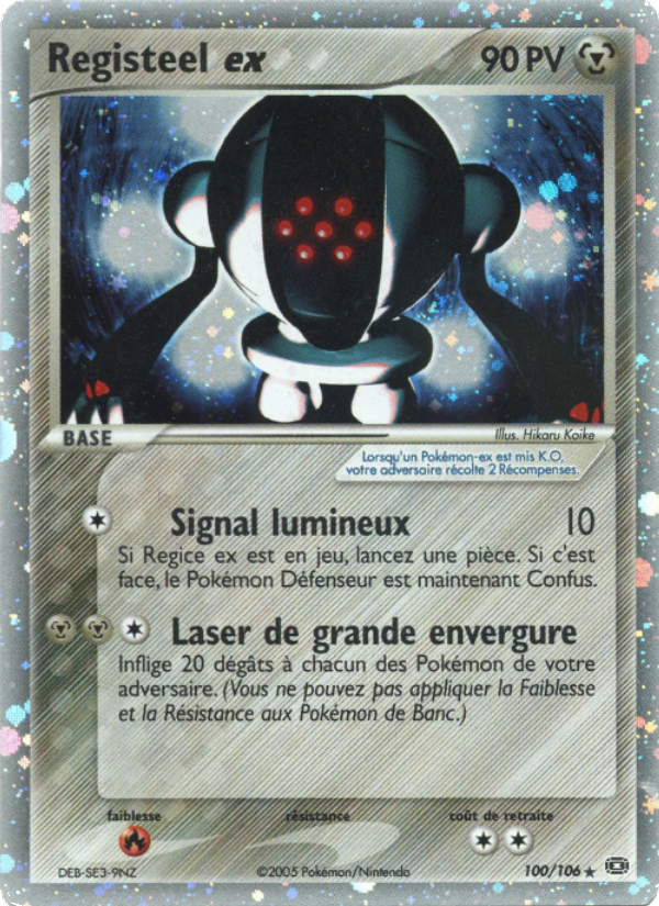 Registeel ex 100 — EX Emerald (French Pokémon TCG card)