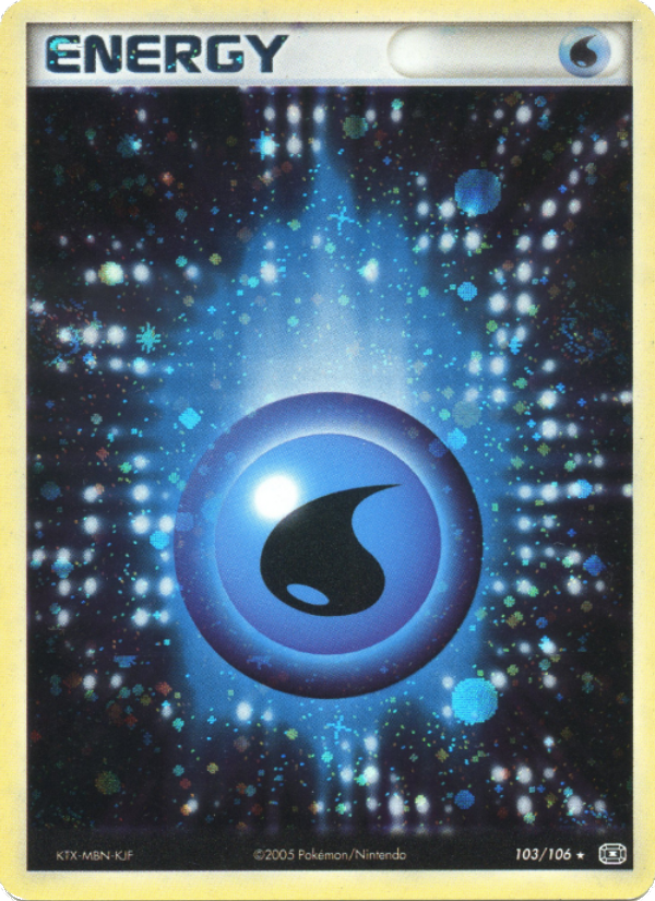 Énergie Eau 103 — EX Emerald (French Pokémon TCG card)