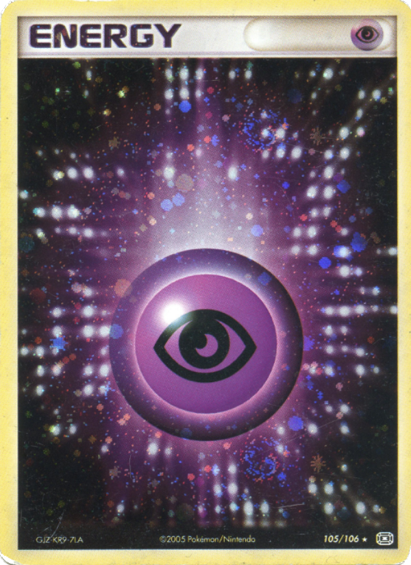 Énergie Psy 105 — EX Emerald (French Pokémon TCG card)