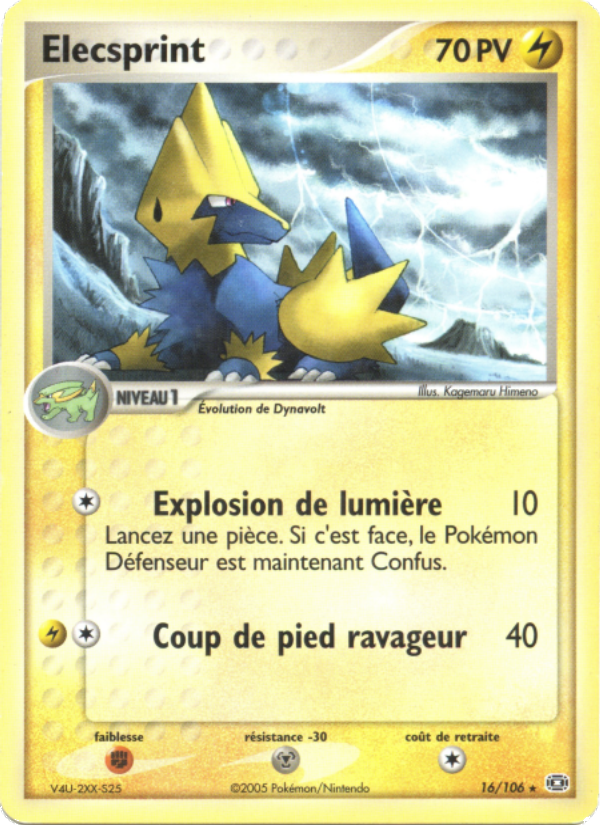 Elecsprint 16 — EX Emerald (French Pokémon TCG card)