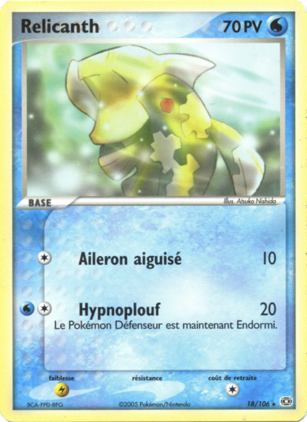 Relicanth 18 — EX Emerald (French Pokémon TCG card)