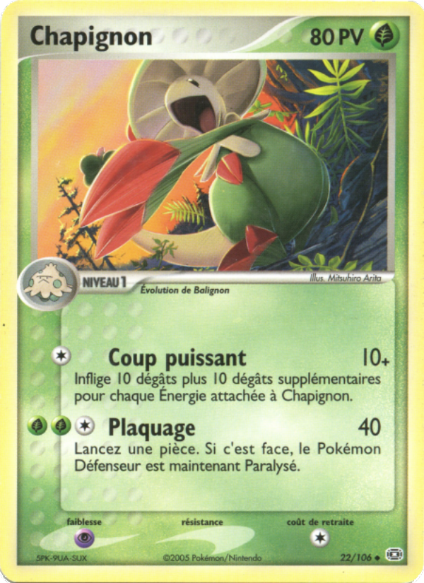 Chapignon 22 — EX Emerald (French Pokémon TCG card)