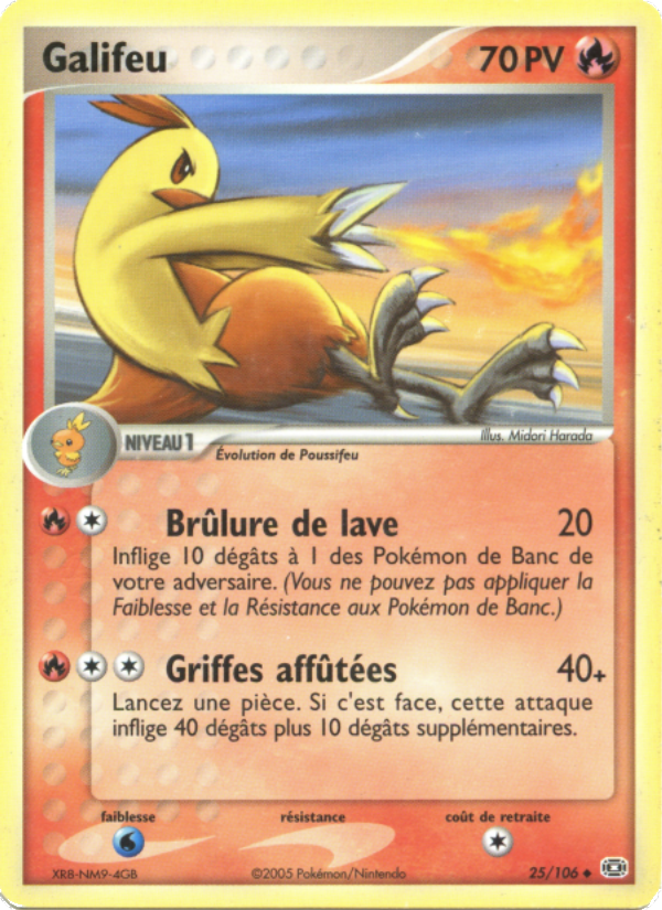 Galifeu 25 — EX Emerald (French Pokémon TCG card)