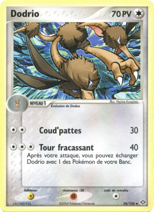 Dodrio 26 — EX Emerald (French Pokémon TCG card)
