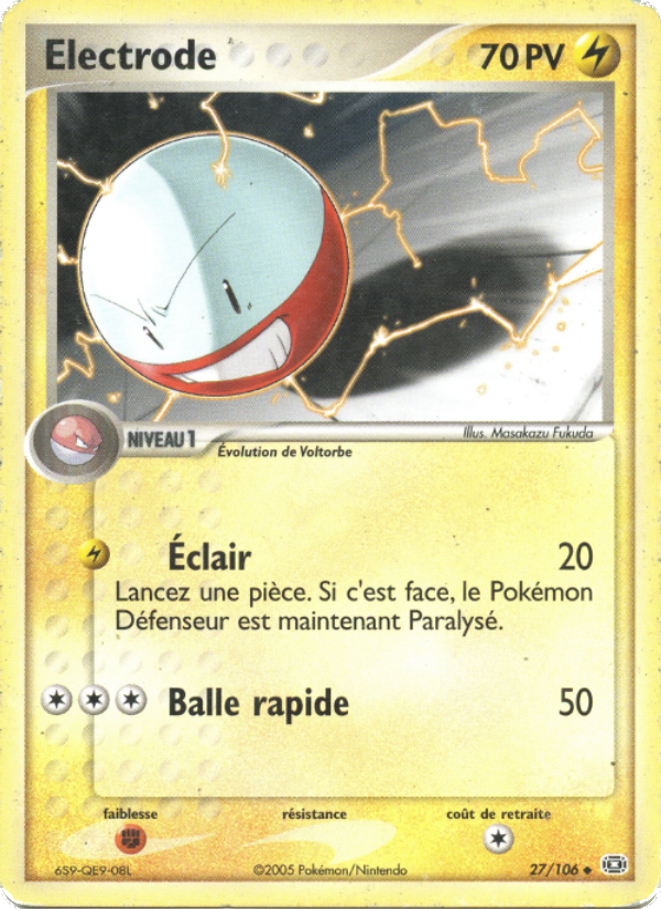 Electrode 27 — EX Emerald (French Pokémon TCG card)