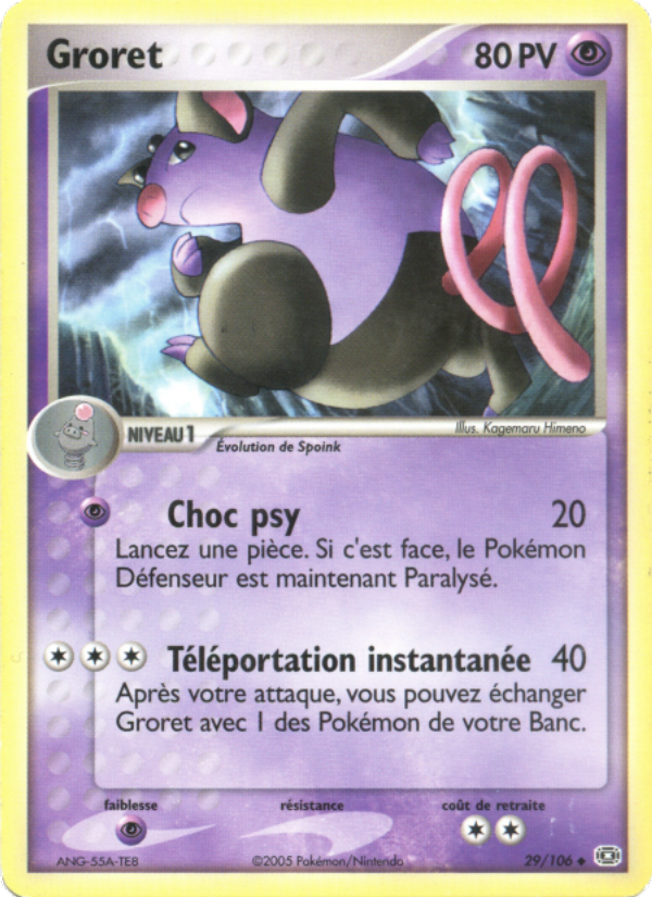 Groret 29 — EX Emerald (French Pokémon TCG card)