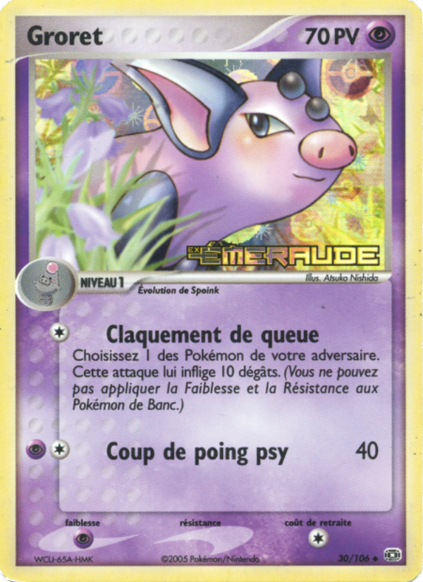 Groret 30 — EX Emerald (French Pokémon TCG card)