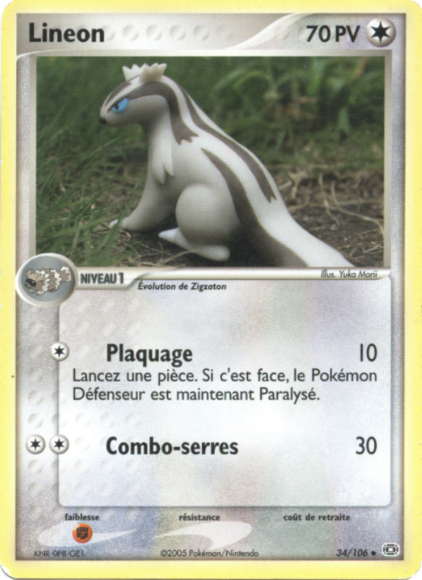 Lineon 34 — EX Emerald (French Pokémon TCG card)